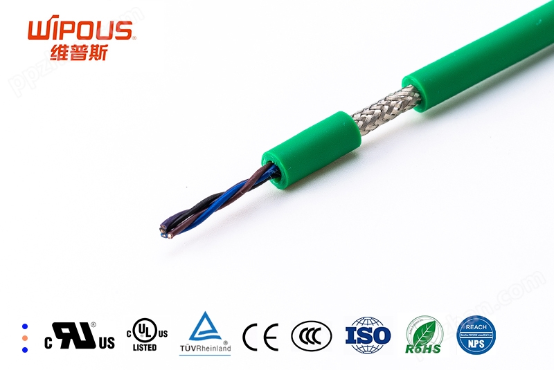 UL20549-SP  300V  80℃  UL+CUL认证 PUR护套柔性屏蔽数据电缆