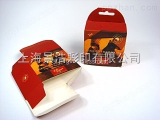 厂家生产带挂孔纸盒包装制作 景浩彩印公司