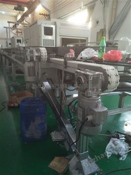 上海帛溢齿形链板输送机安装图纸